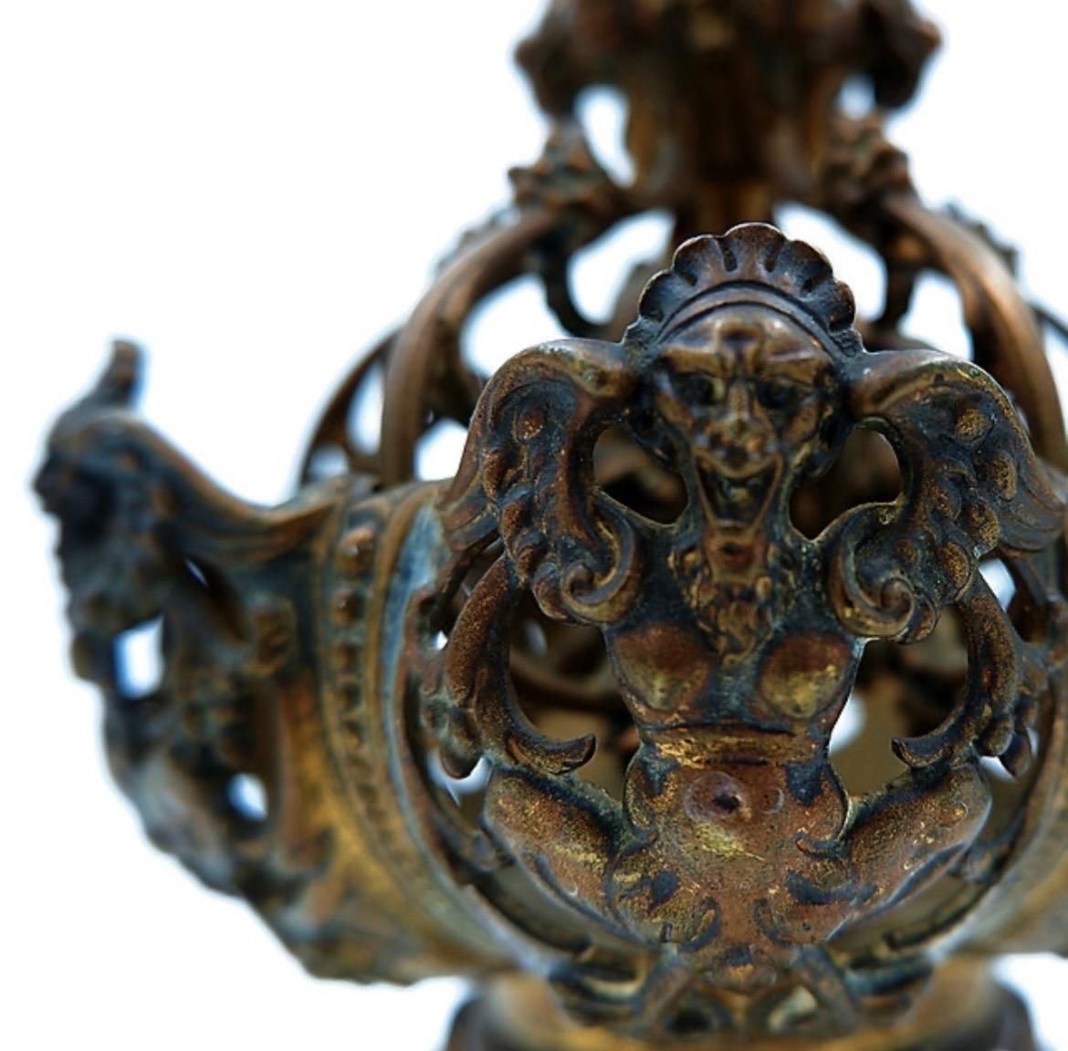 photo for sale Mid Century Bronze Abstract Sculpture In Belle époque Style, 31.5 Cm
