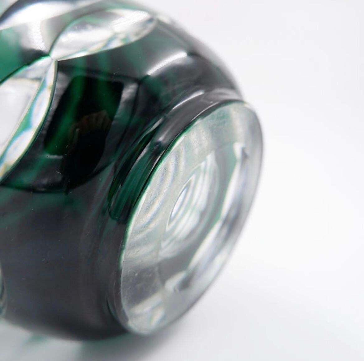 20th Century Crystal Art Deco Vase By Val Saint Lambert Att. To Charles Graffart photo buy