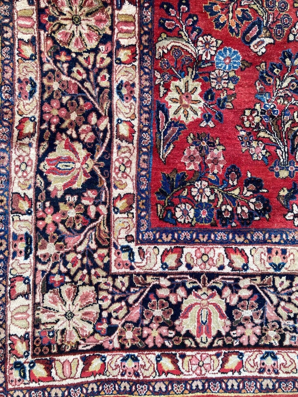 Antiek Sarouk tapijt 3,07 m x 2,45 m photo buy