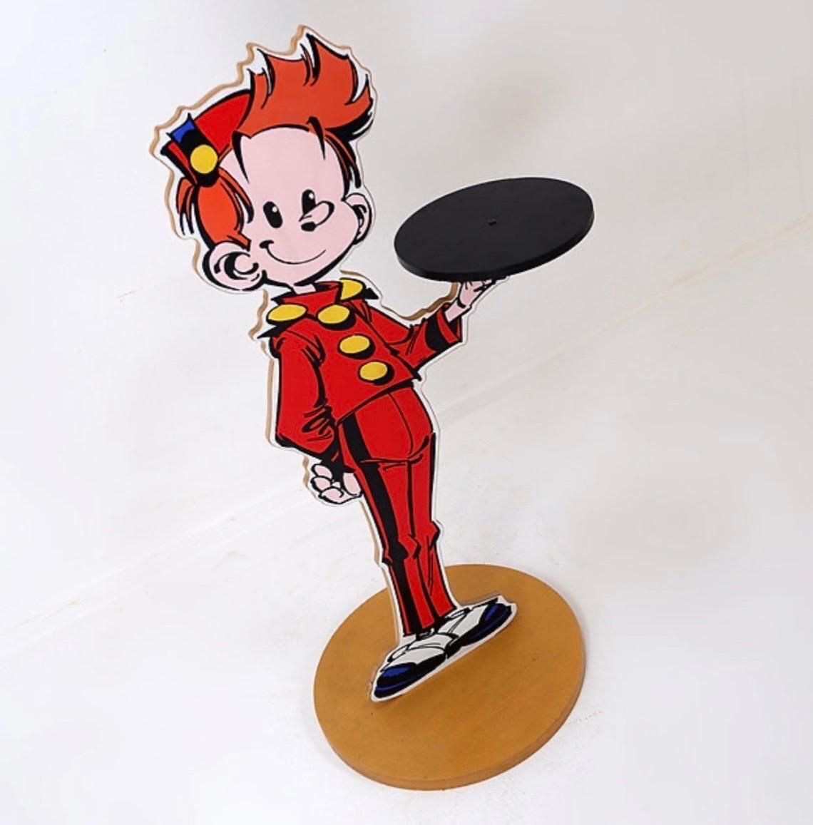 photo furniture Franquin/Spirou Display With A Tray. Publisher By Vilac 1994.