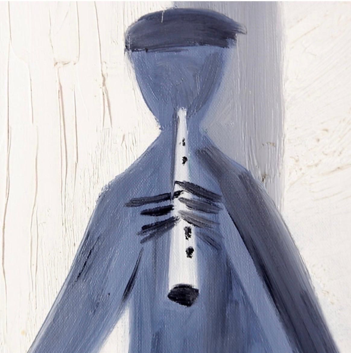 "La Danse Du Temps" R.Londot Painting On Canvas   Belgium photo furniture