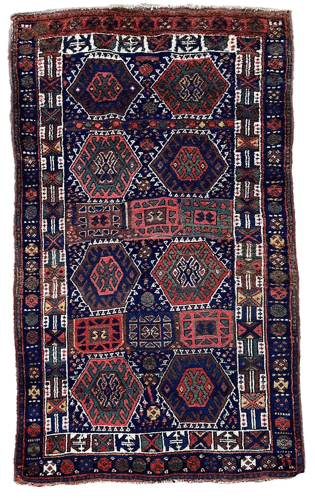 Antique Kurdish Rug 1.92m X 1.19m