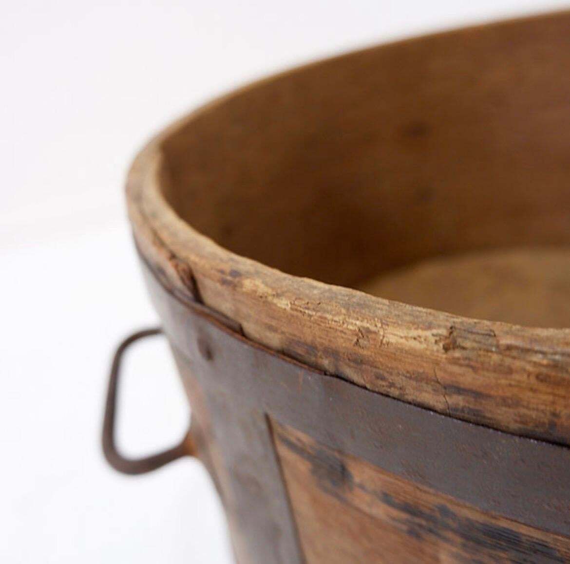 19th Century Antique Boisseau Decorative Bowl, Hardwood, France photo furniture