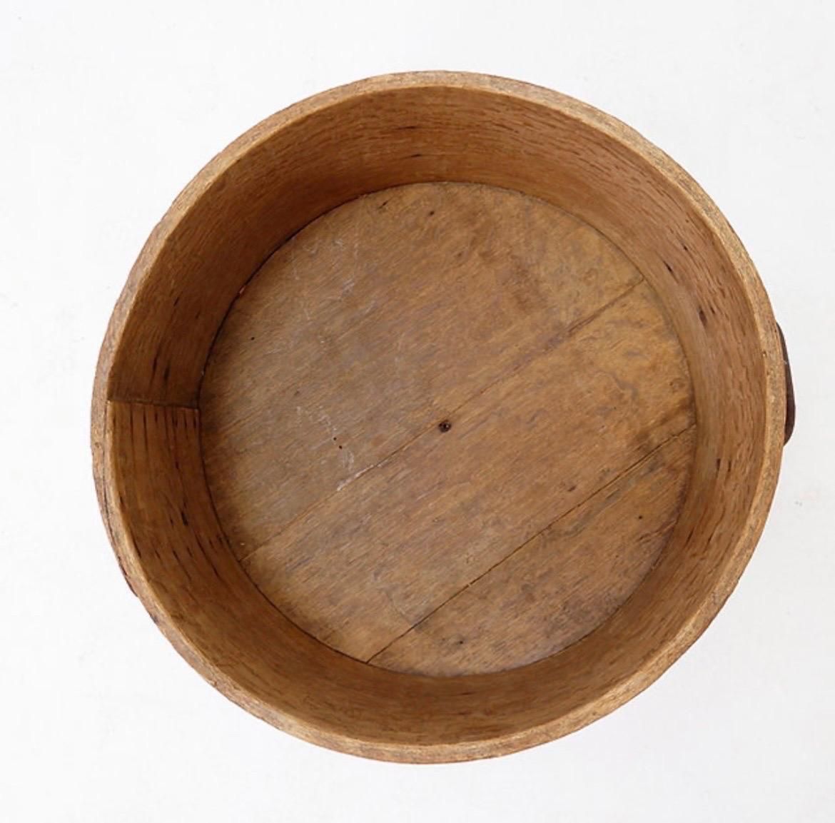 19th Century Antique Boisseau Decorative Bowl, Hardwood, France photo 1144.0
