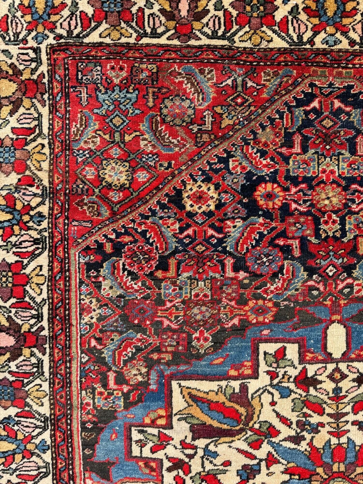 1500.0 Antique Bidjar Rug 1.50m X 1.03m photo