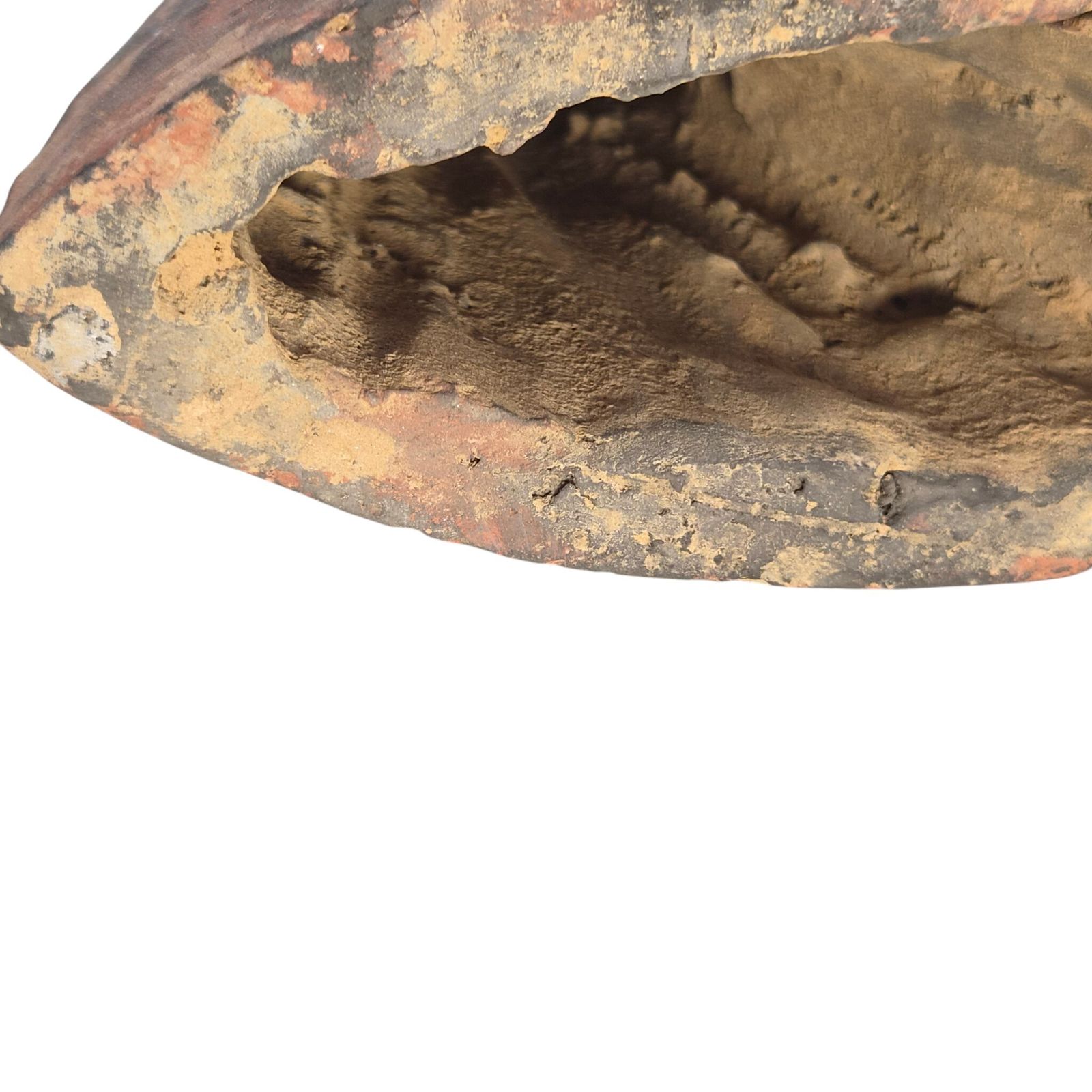 Art Chinese Han Dynasty Type Painted Terracotta Horse Head, Mingqi Tomb Figure photo