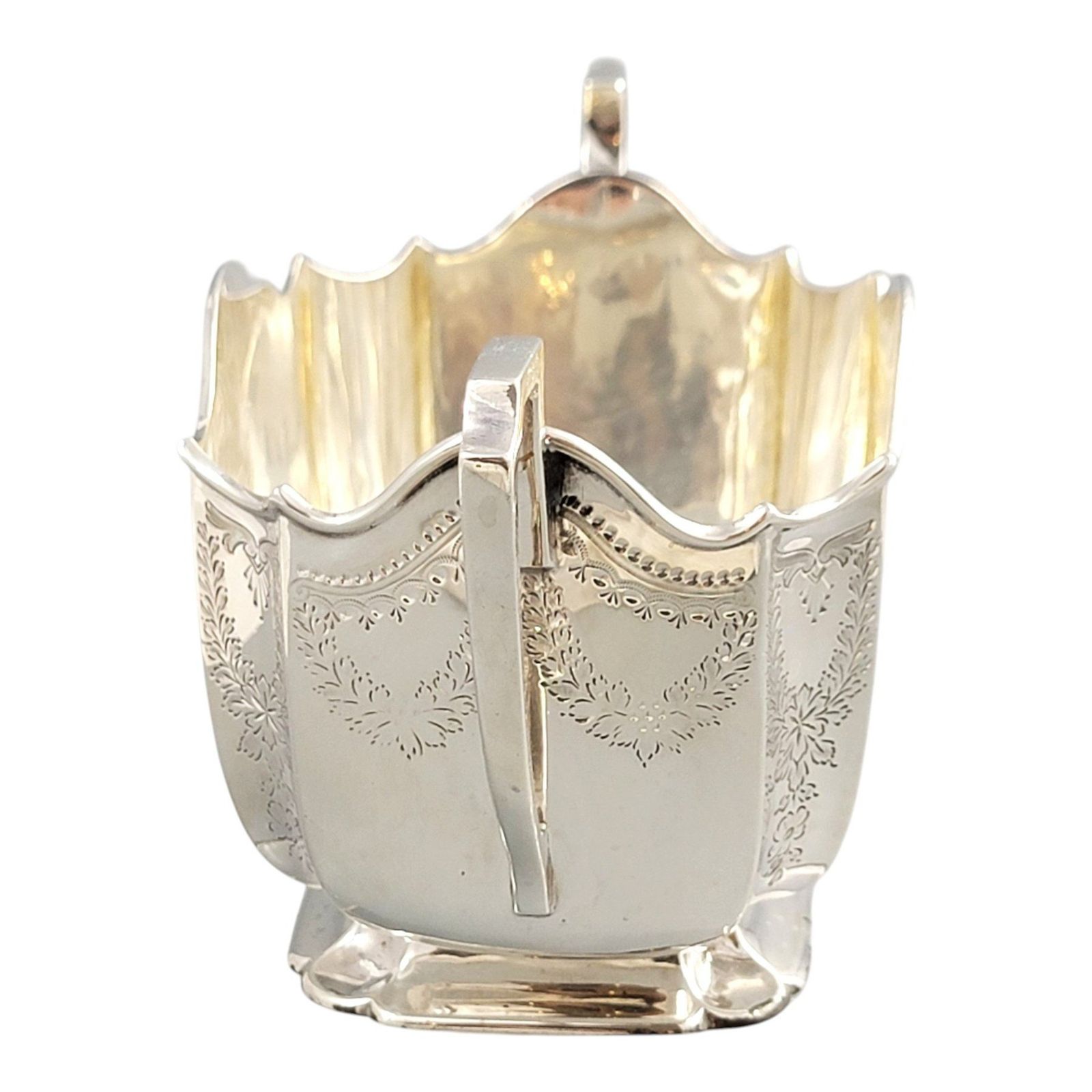 Woonaccessoires Victoriaans vierdellig theeservies van sterling zilver door Atkin Brothers, Sheffield 1892 photo