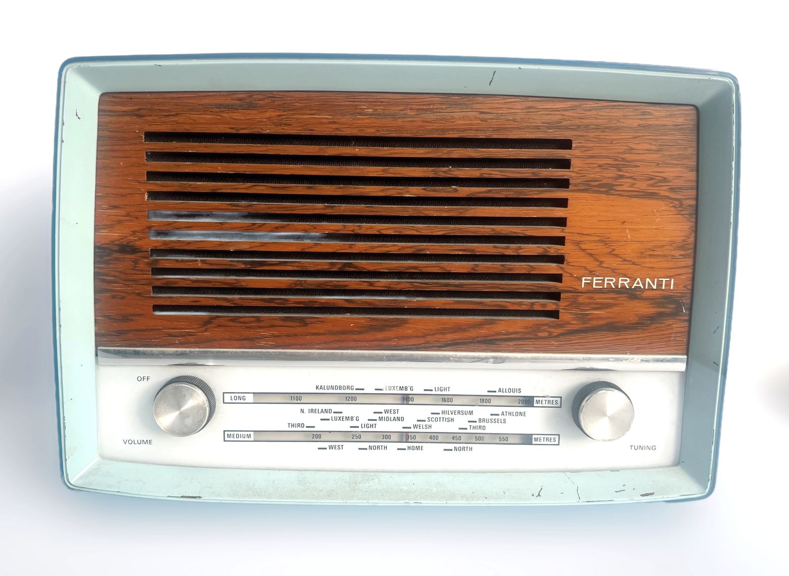 1950s Ferranti 5700 Transistor Bakelite Cabinet And Wood Grain Radio photo Home Decor