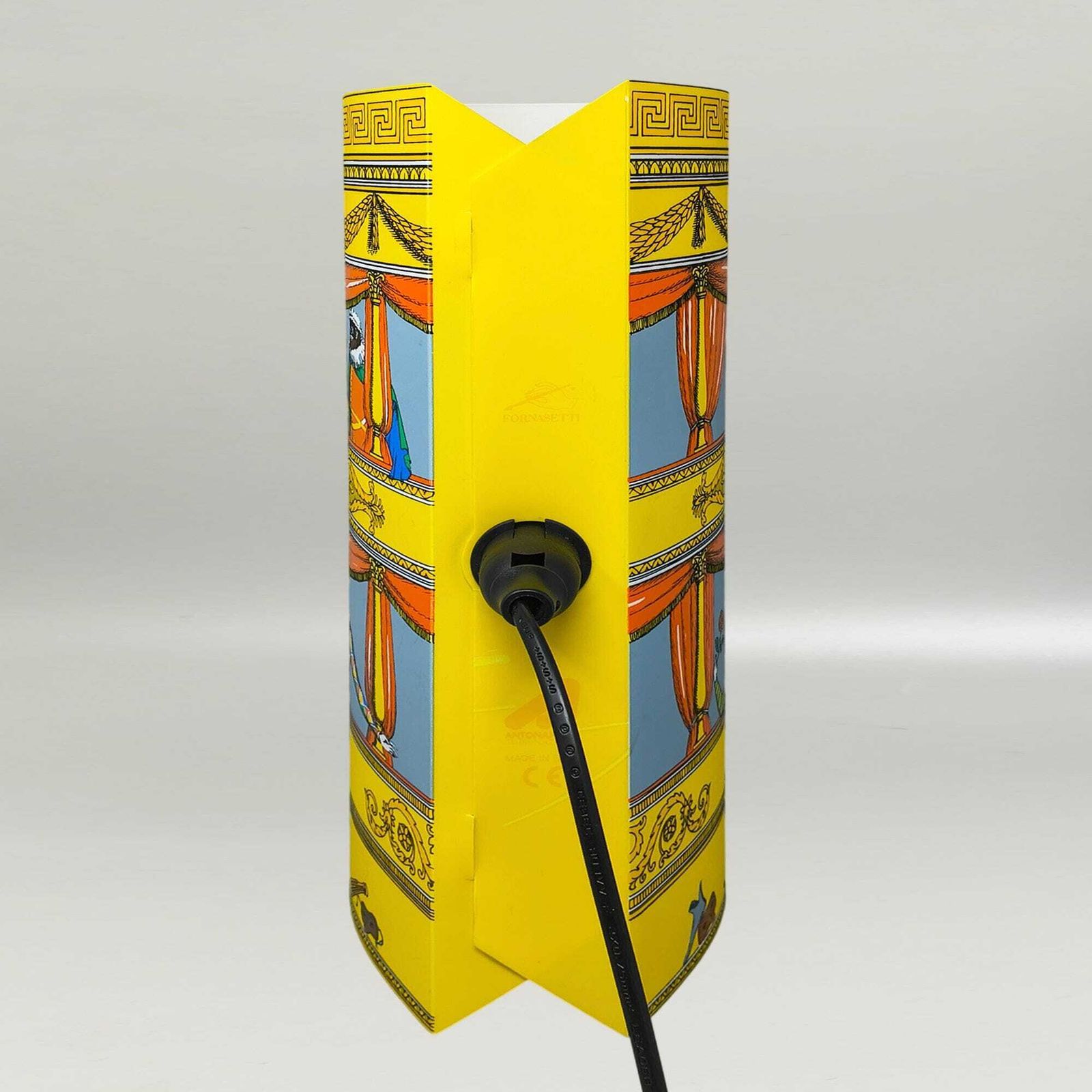 photo furniture 1990s Gorgeous "Commedia Dell'arte" Table Lamp By Piero Fornasetti For Antonangeli.