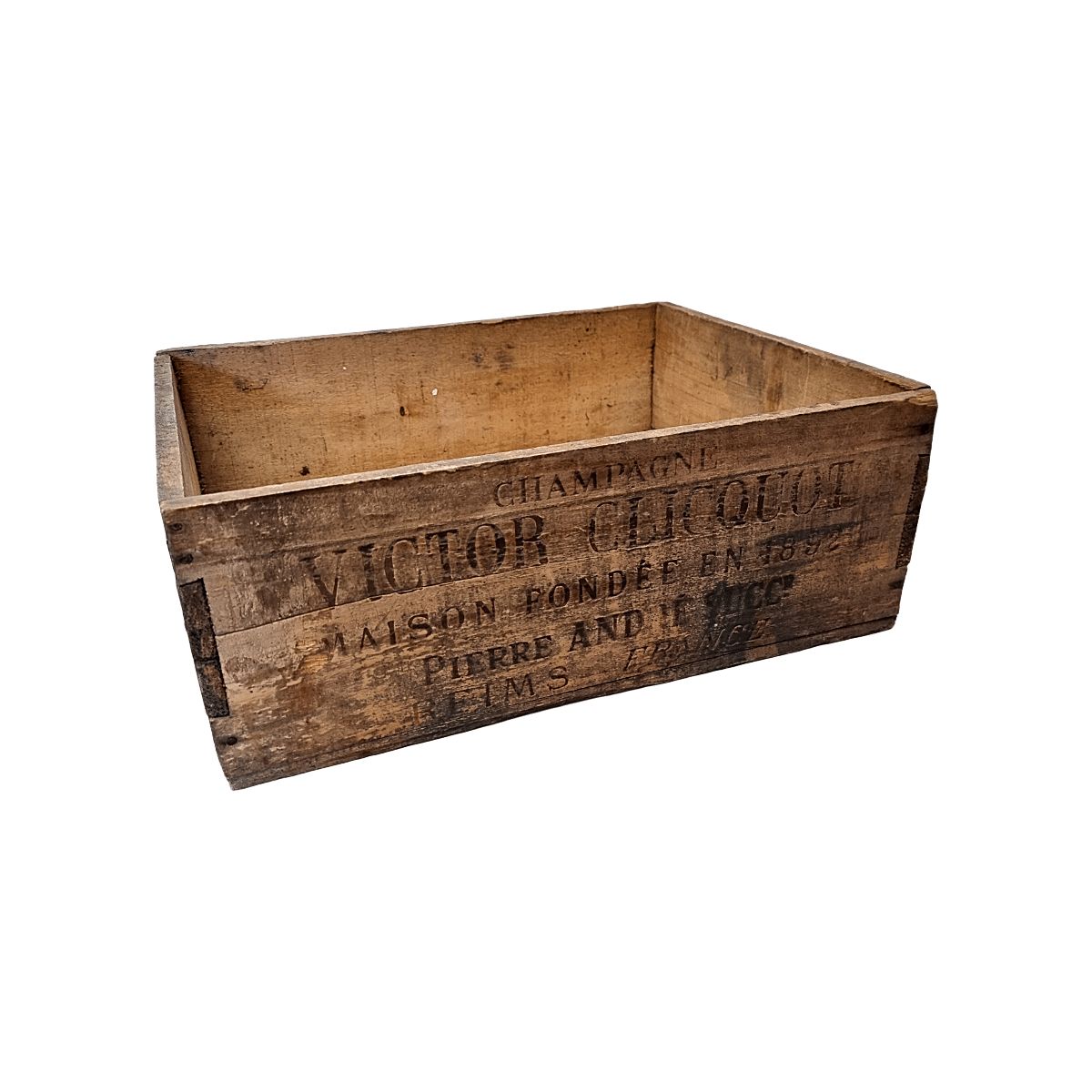 Vintage champagnekist van Victor Clicquot, ca. jaren 1950
