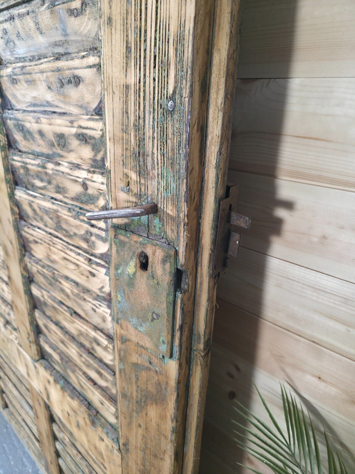 Antique French Rustic Wooden Vineyard Cellar Door photo buy