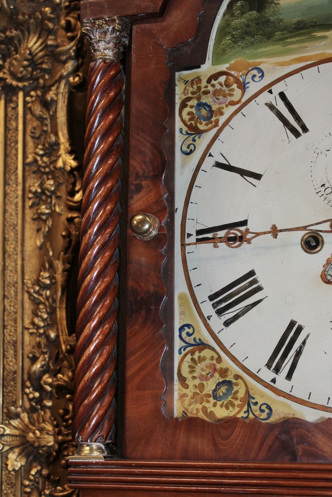 Antique Welsh Victorian Long Case Mahogany Grandfather Clock R Fox Of Pontypool photo vinterior