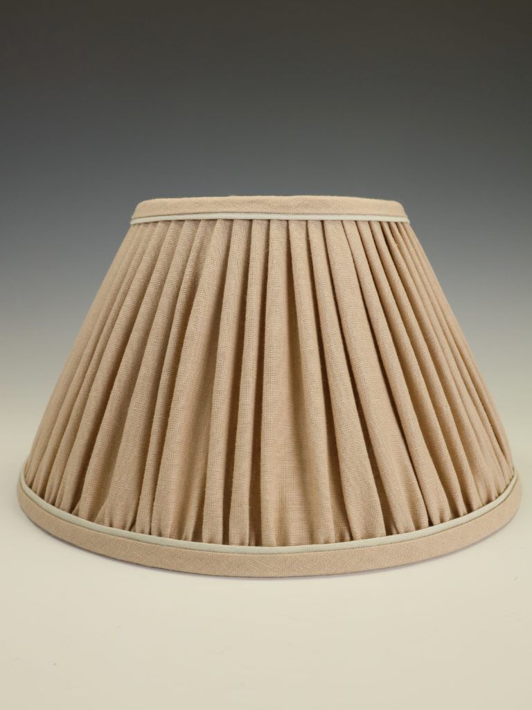 Large Empire Lampshade – Blush With Natural | Handmade In The Uk