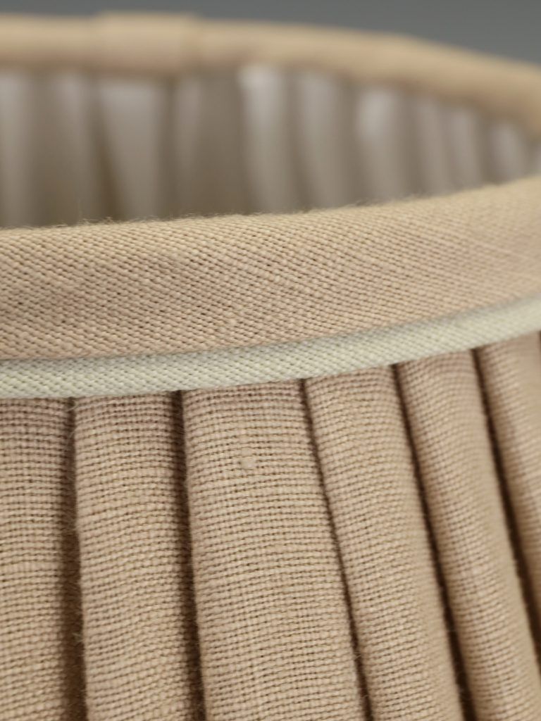 Large Empire Lampshade – Blush With Natural | Handmade In The Uk photo 250.0