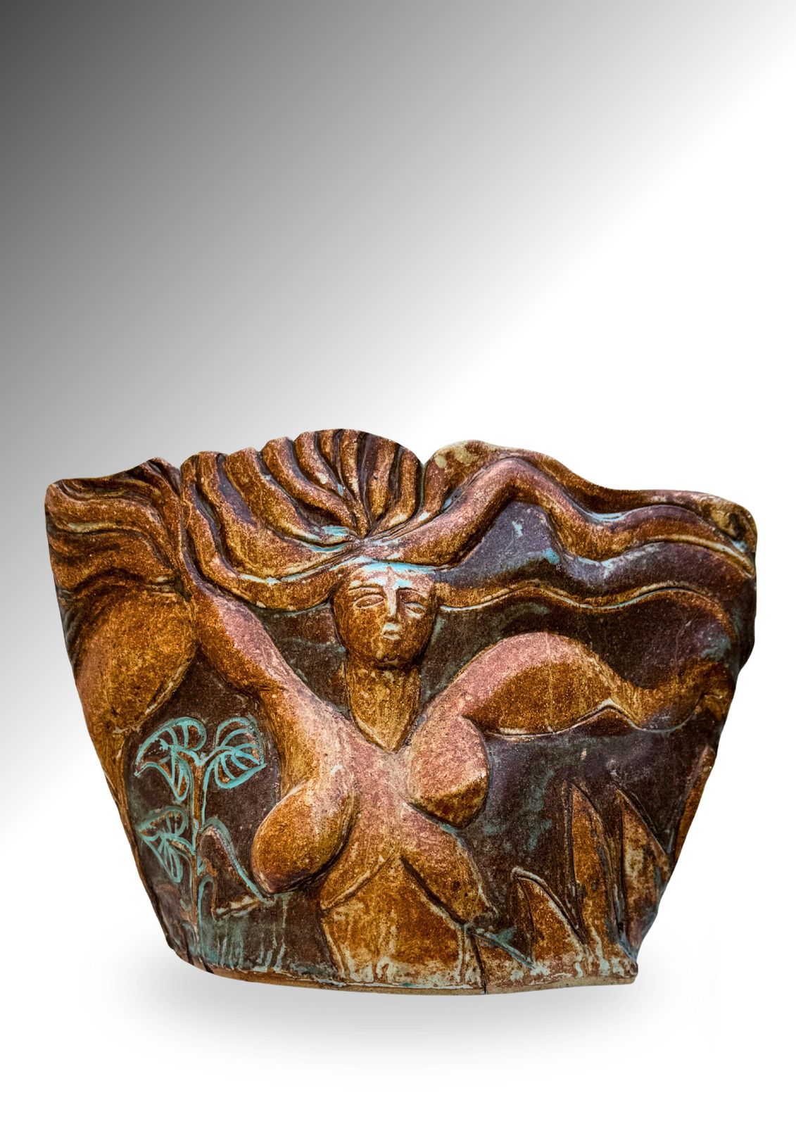 Marylyn Hyde 1970s British Studio Ceramics Stoneware Sculptural Female Vessel photo furniture