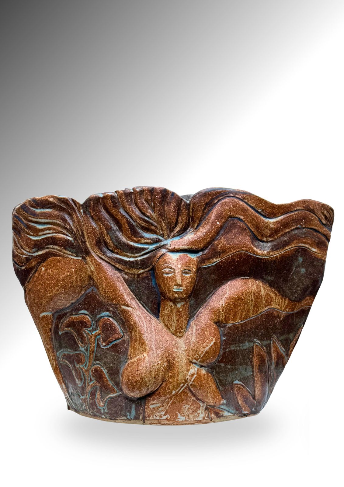 Marylyn Hyde 1970s British Studio Ceramics Stoneware Sculptural Female Vessel photo buy