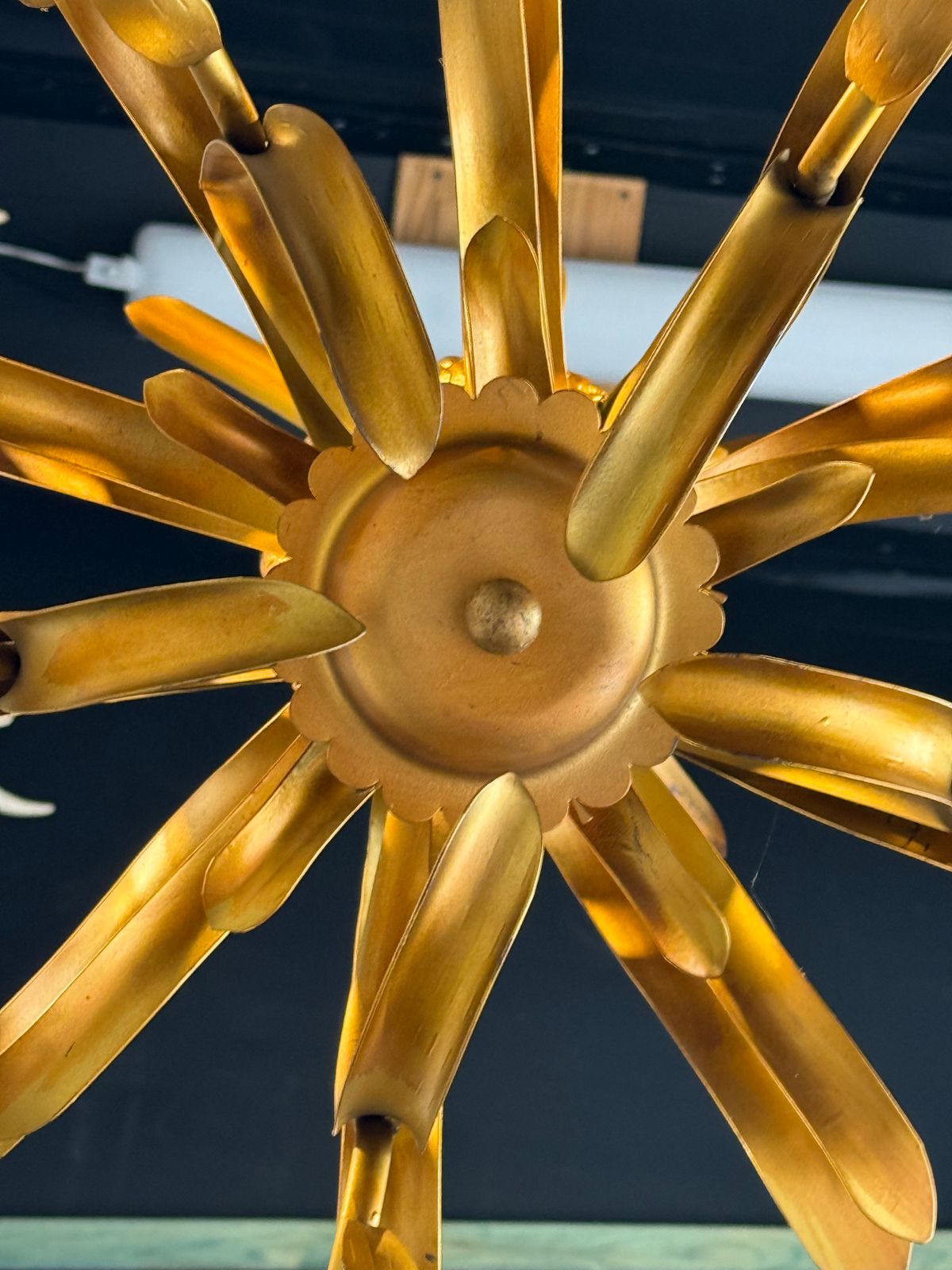 Gold Pineapple Pendant Chandelier By Graham And Green photo vinterior