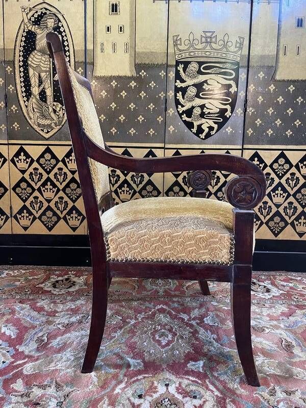 Empire Period Armchair With Crosses photo 364.0