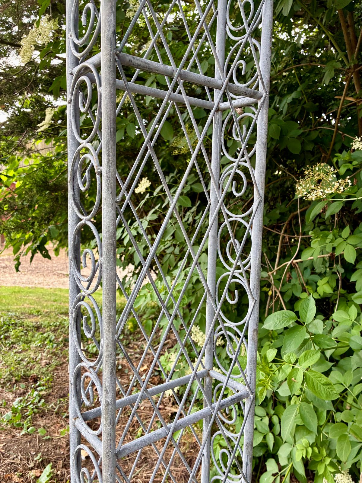 Metal Victorian Style Garden Arch Pergola photo 295.0