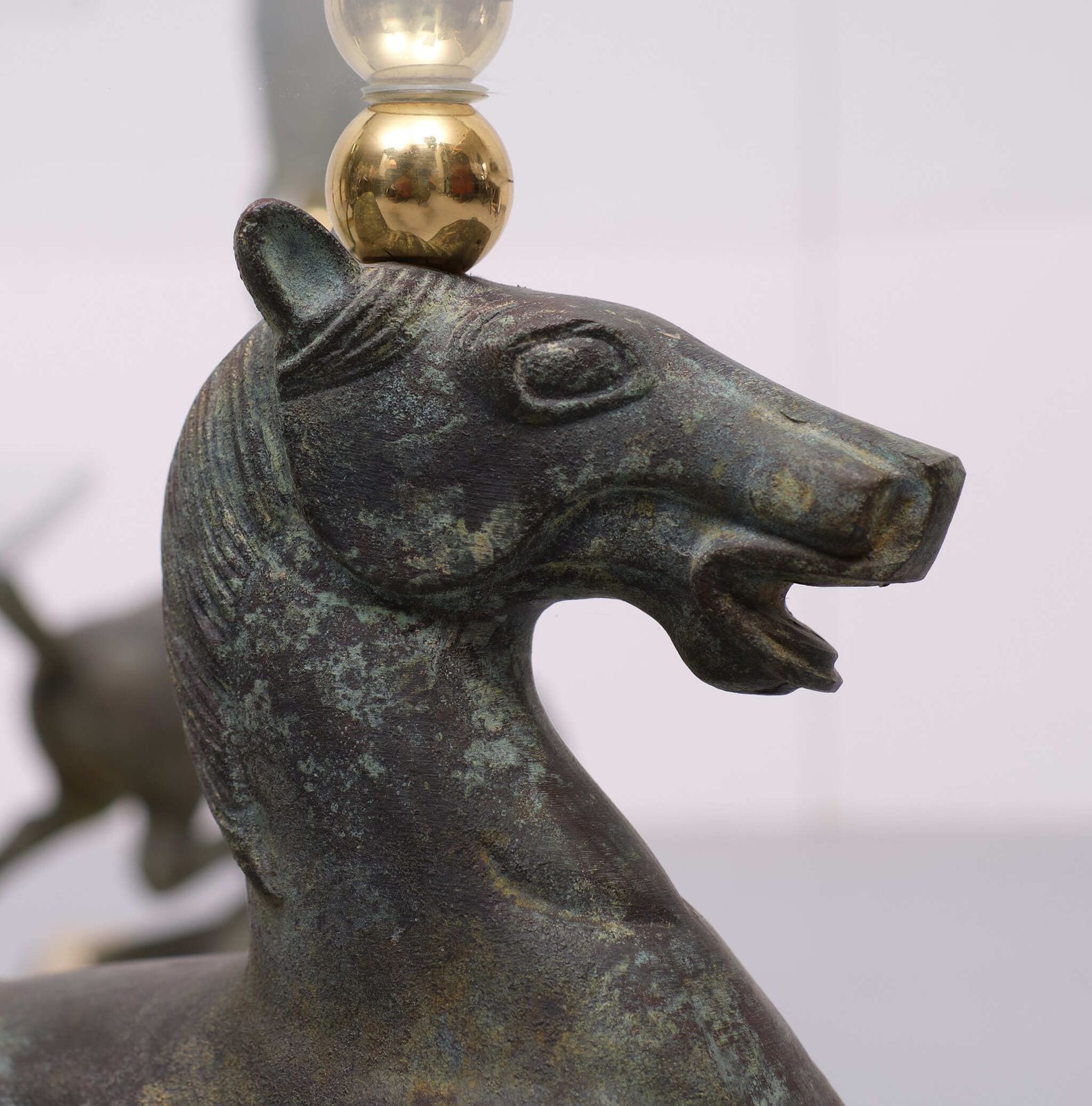 Maison Charles, salontafel, "Flying Horse Of Gansu", jaren 1970, Frankrijk photo 3334.0
