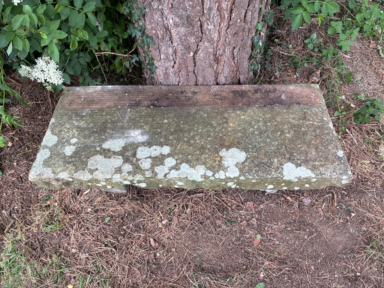 Antique Carved Stone Slab Bench Hand Made Weathered Stone Bench photo buy