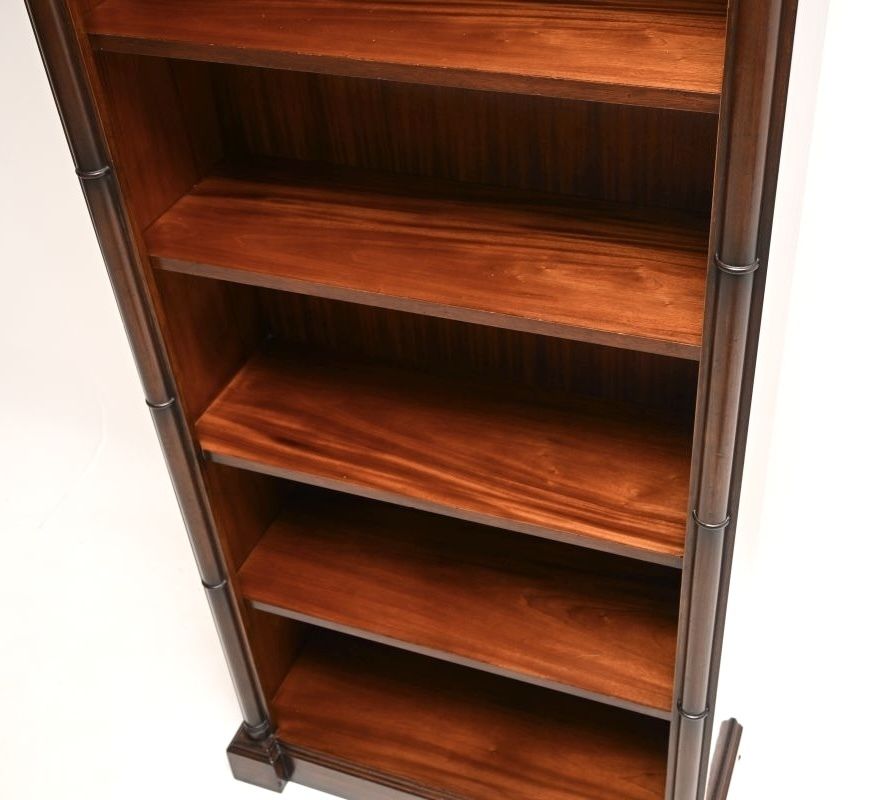 Antique Georgian Style Mahogany Open Bookcase photo 1287.0