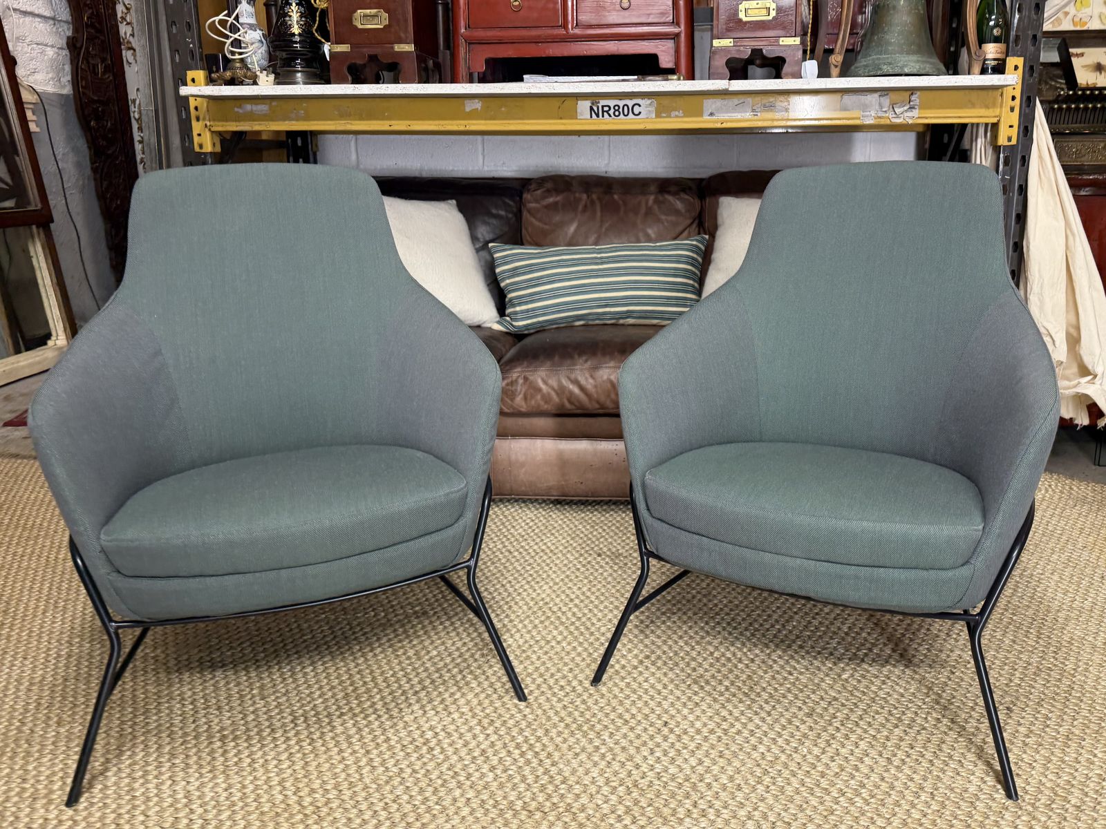Pair Of Frovi Office Armchairs Reception Waiting Chairs photo furniture