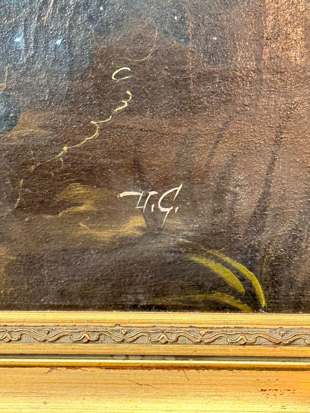 photo furniture Large Oil On Canvas In The Manner Of Jan Van Huysum Floral Fine Art Painting