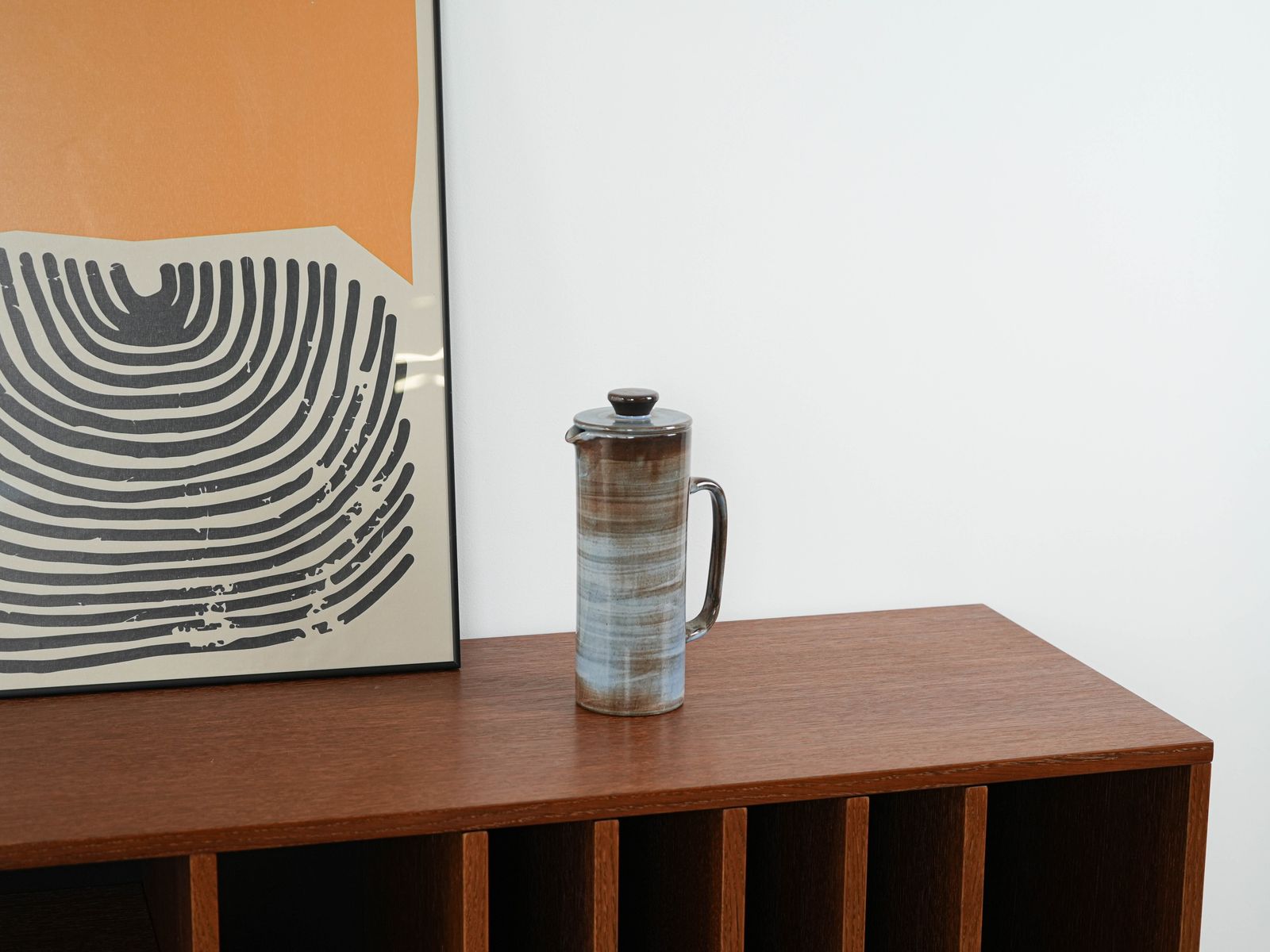 Keramieken kan, Deens design, jaren 1960, gemaakt in Denemarken photo furniture