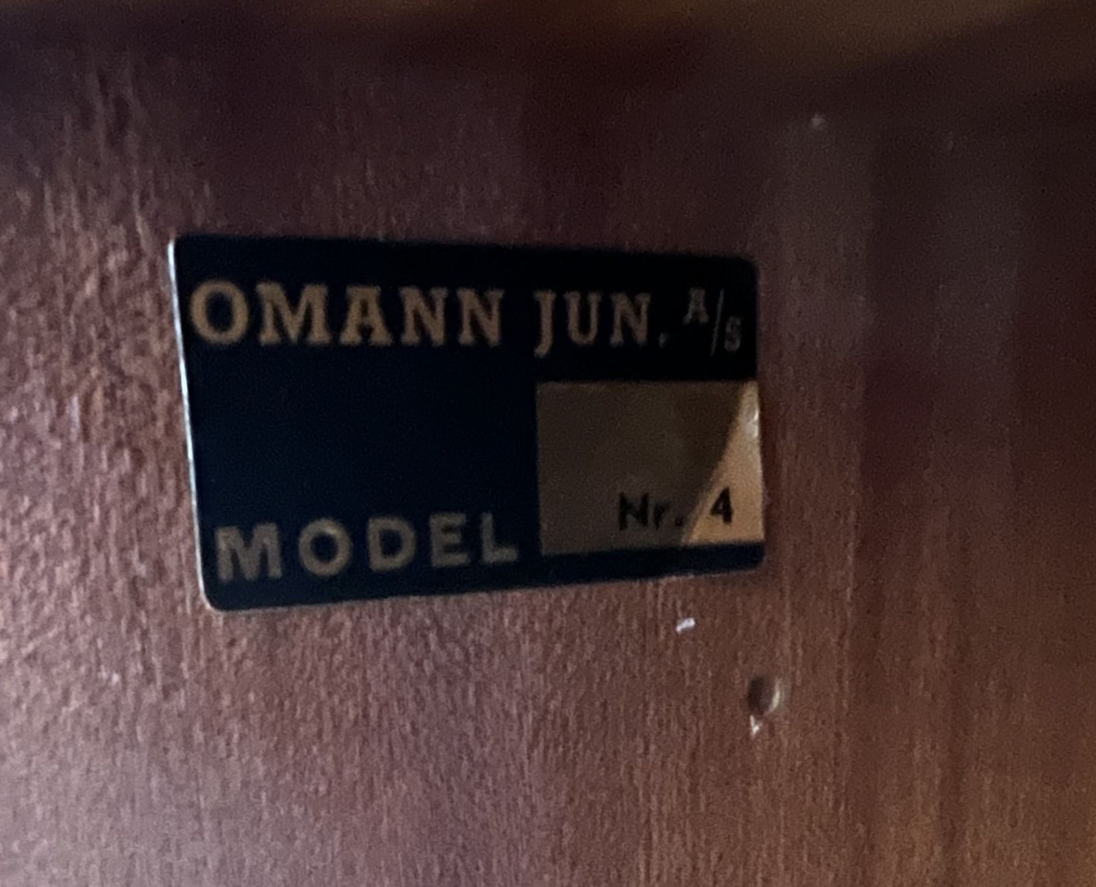 photo for sale Model 4 Cabinet By Omann Jun Mobelfabrik, 1970s