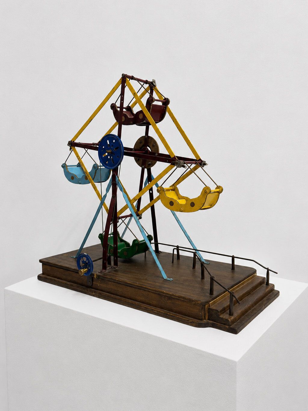 Vintage Scratch Built Circus Ferris Wheel Fairground Model Toy