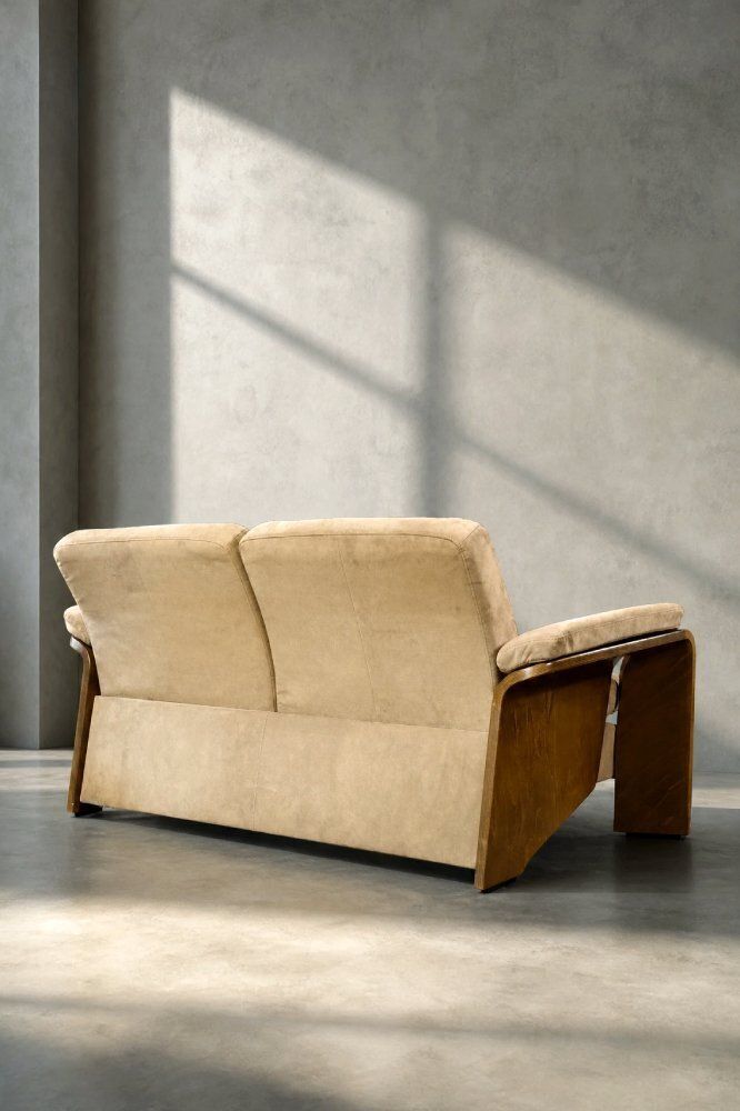 photo vinterior Mid Century Norwegian Modern Pegasus 2 Seater Sofa With Low Back From Ekornes, 2000s