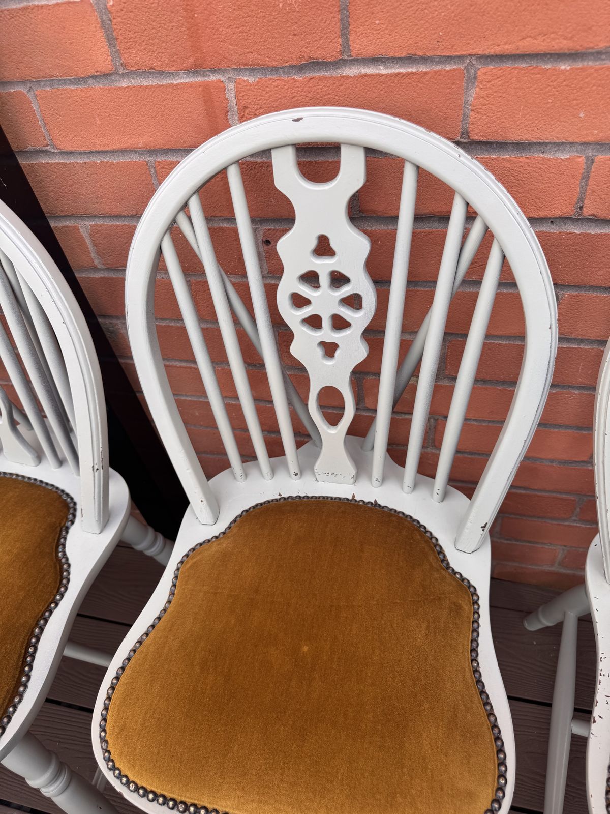 Set Of 10 Farmhouse / Wheelback Style Dining Chairs photo Furniture