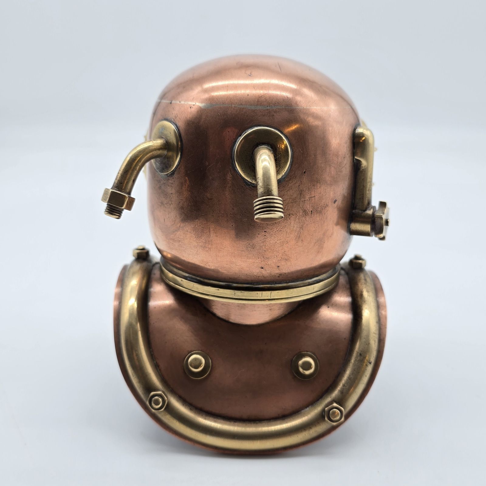 Miniature Copper Divers Helmet In A 19th Century Style. Circa 1930 photo 930.0