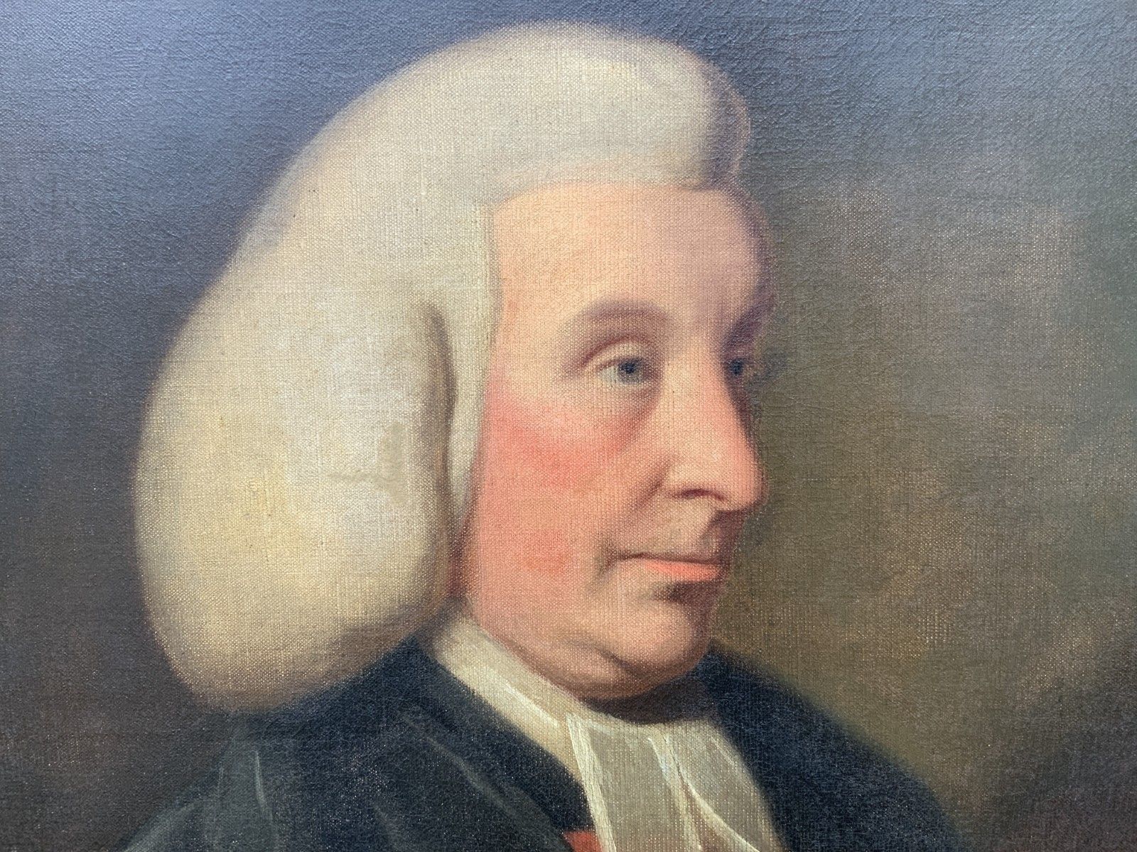 photo furniture Large Superb 18th Century Oil Portrait Painting Vicar Of Kinver, Staffordshire