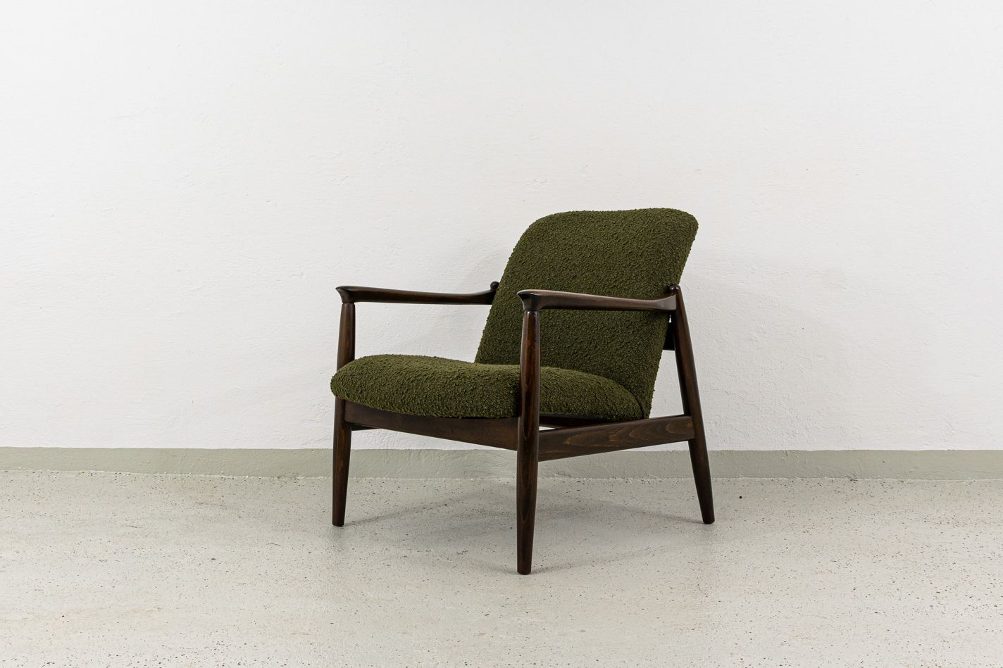 Mid Century Modern Armchair By Edmund Homa, Gfm, Poland, 1960's photo 800.0