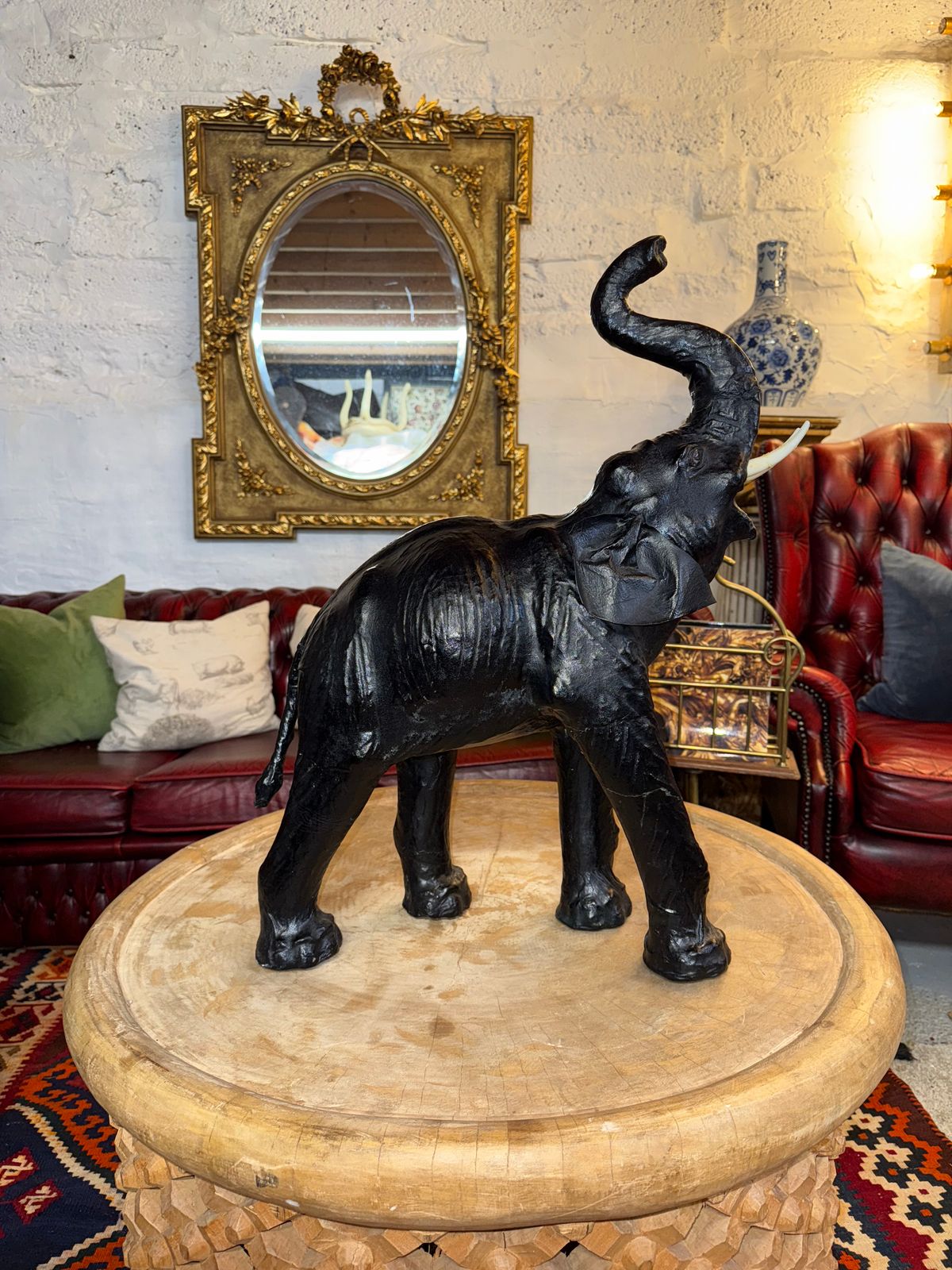 Leather Elephant Likely By Liberty Of London Ornament