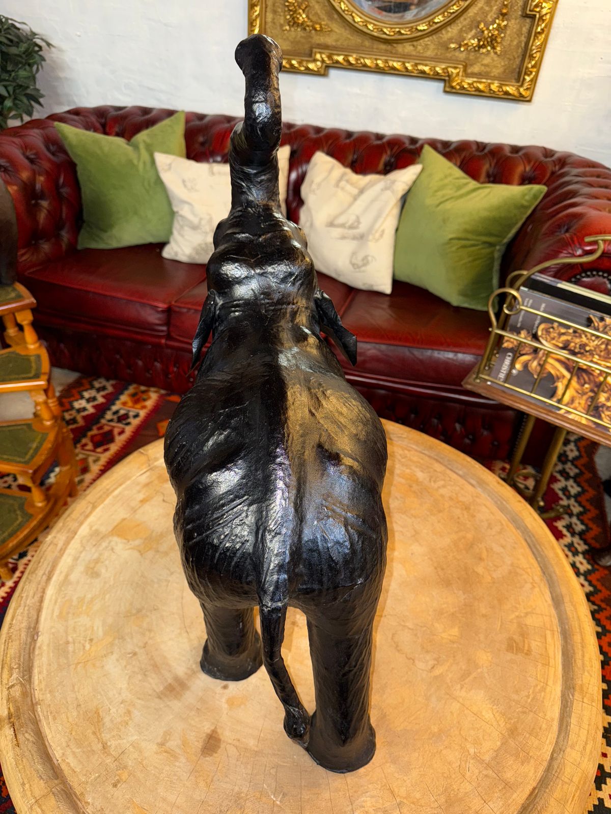 Leather Elephant Likely By Liberty Of London Ornament photo Art