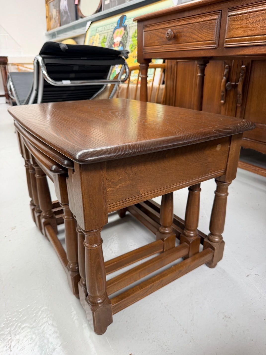 Ercol Golden Dawn Nest Of 3 photo Furniture