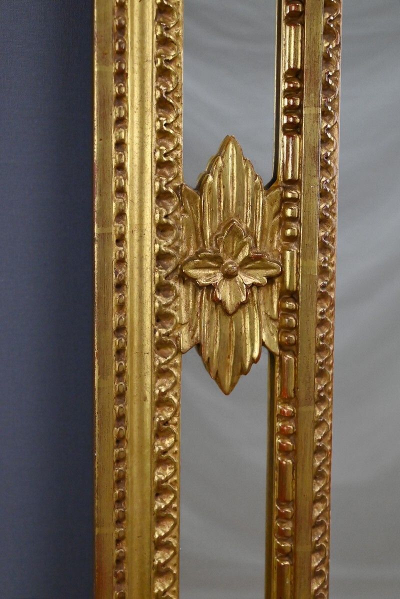 Large Mirror With Parcloses, Louis XVI Style – Mid 20th Century photo vinterior