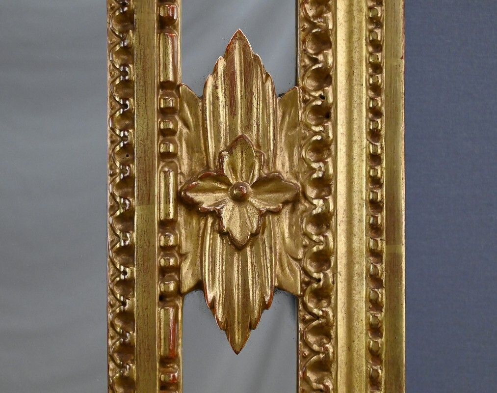 Large Mirror With Parcloses, Louis XVI Style – Mid 20th Century photo vintage