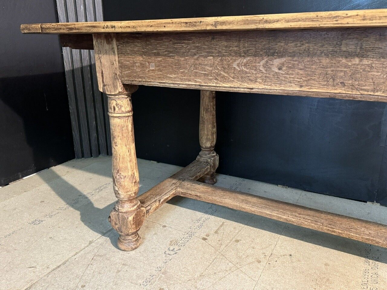 photo buy 19th Century French Oak Farmhouse Dining Table