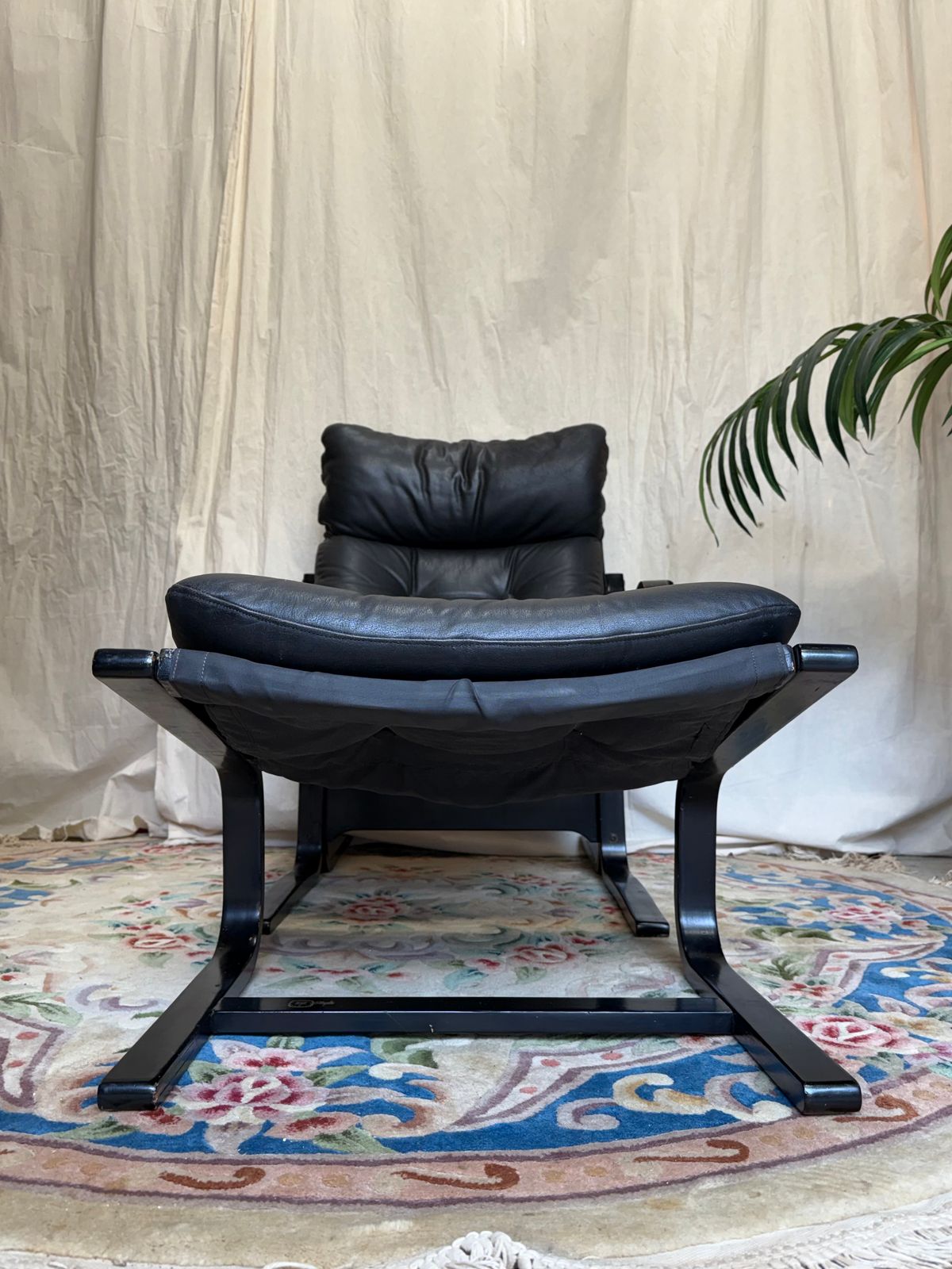 Danish Style Retro Chair And Footstool Siesta Lounge Chair photo for sale