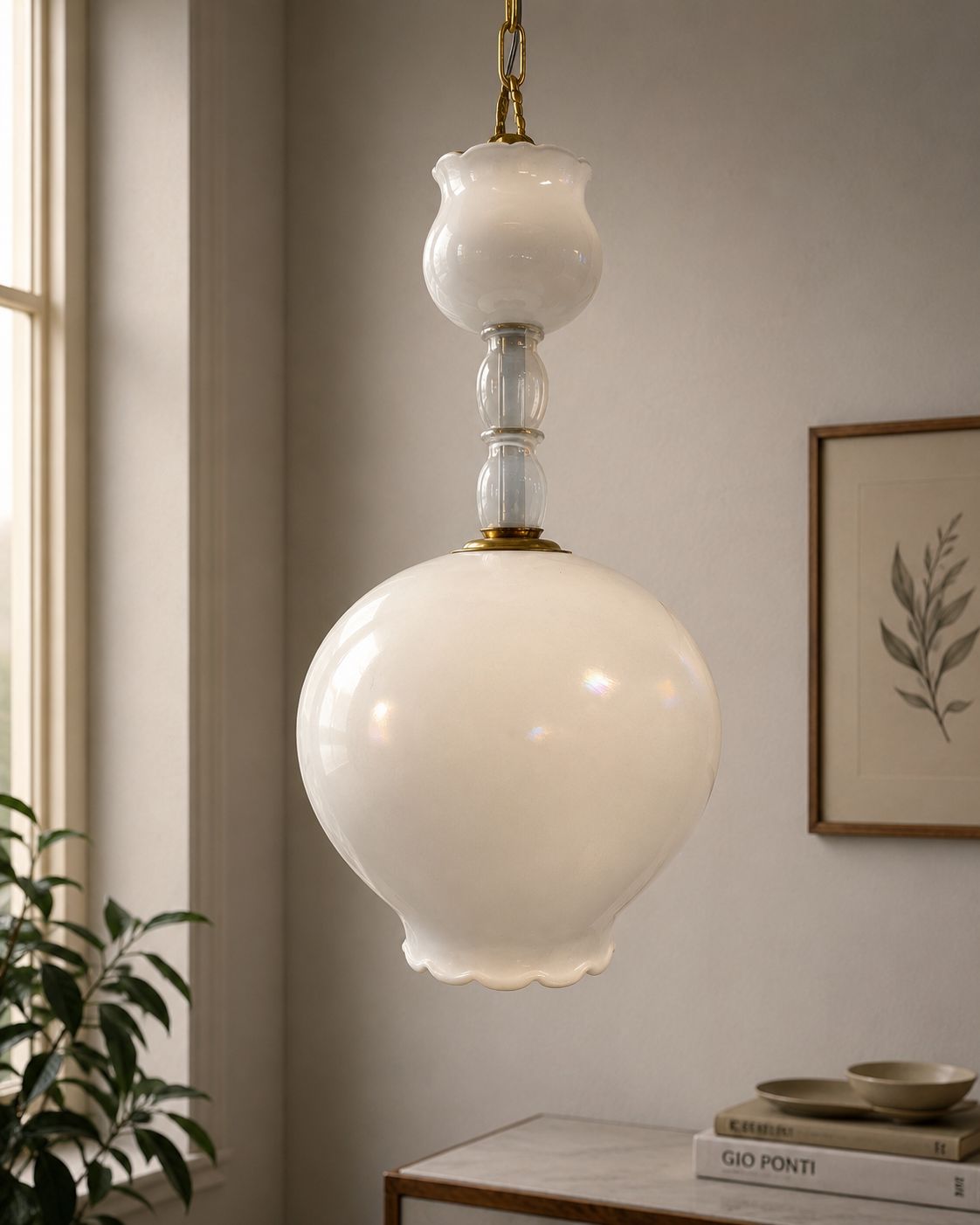 Seguso Va Murano Glass Chandelier At The Bristol Hotel In Merano, Gio Ponti photo furniture