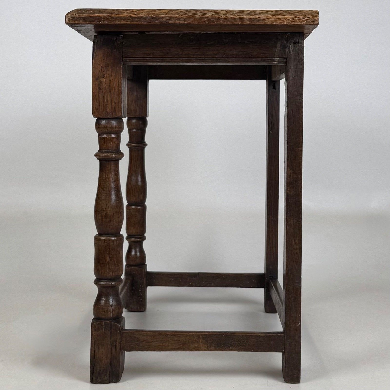 Antique 19th Century Georgian Style Side Table In Oak ( Af 5791 ) photo for sale