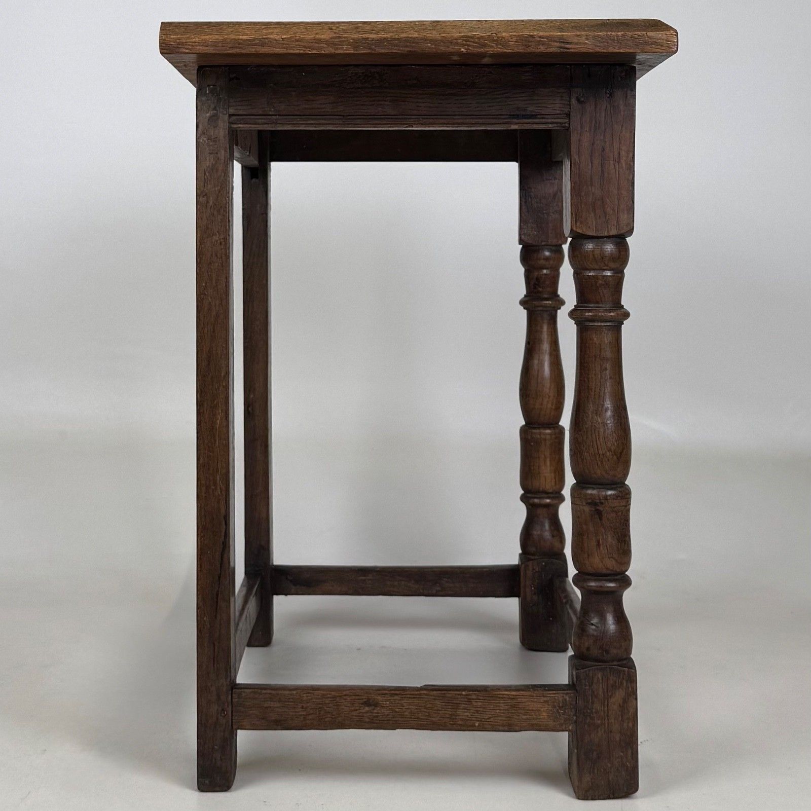 Antique 19th Century Georgian Style Side Table In Oak ( Af 5791 ) photo buy