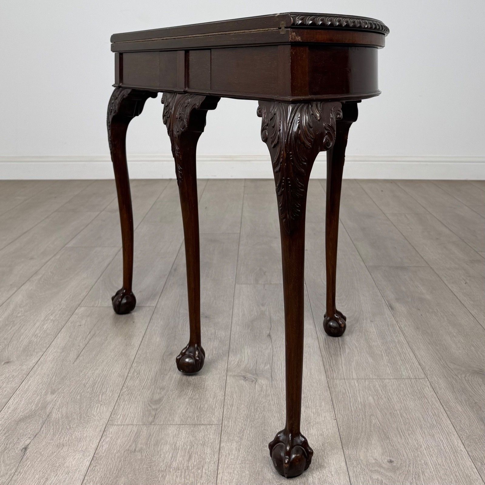 Antique 20th Century Edwardian Card Table In Mahogany ( Af 5777 ) photo buy