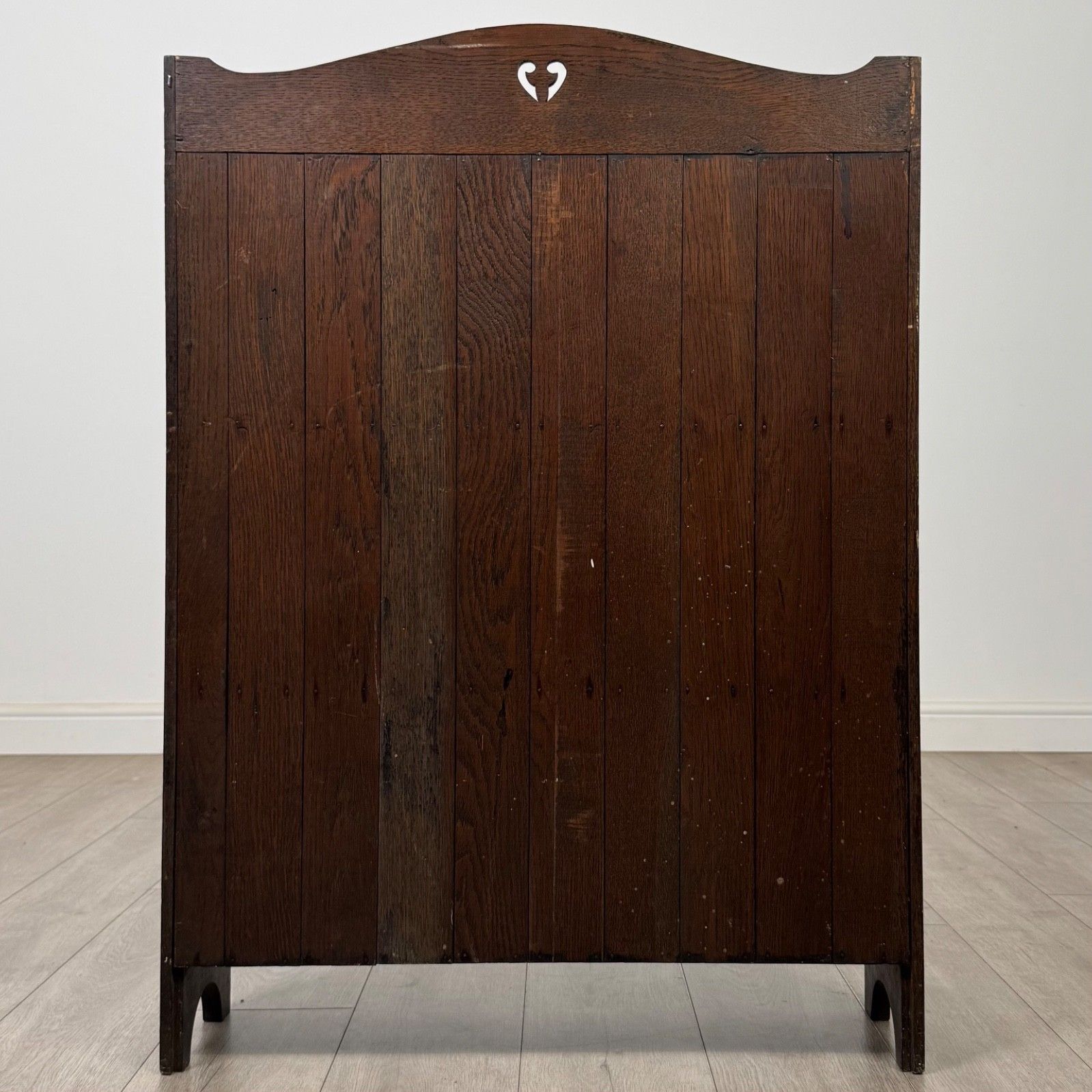 Antique 20th Century Edwardian Open Bookcase In Oak ( Af 5806 ) photo vinterior