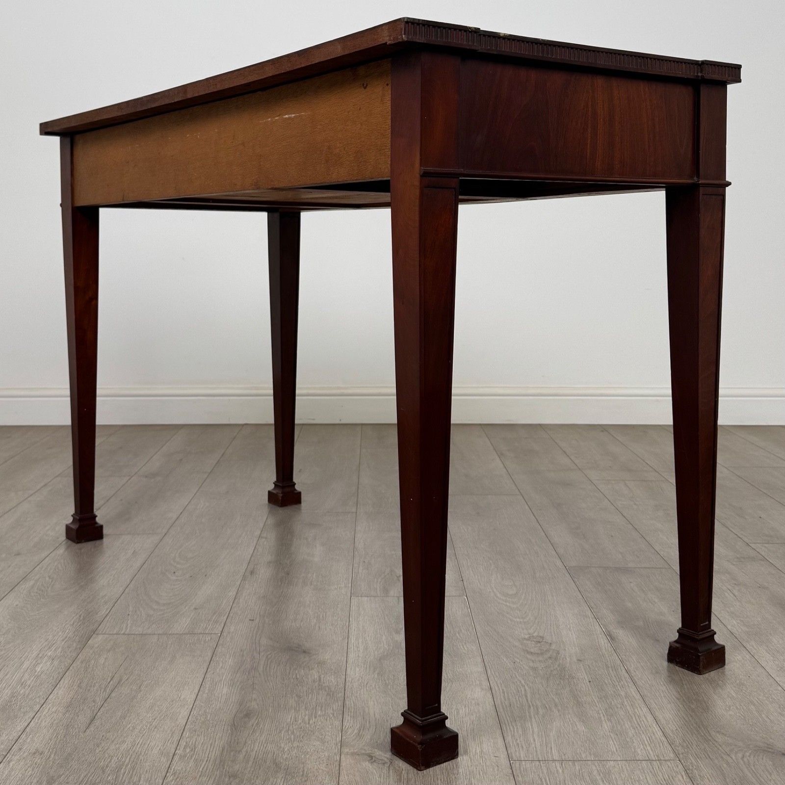 Antique 20th Century Regency Style Writing Table In Mahogany ( Af 5760 ) photo vinterior