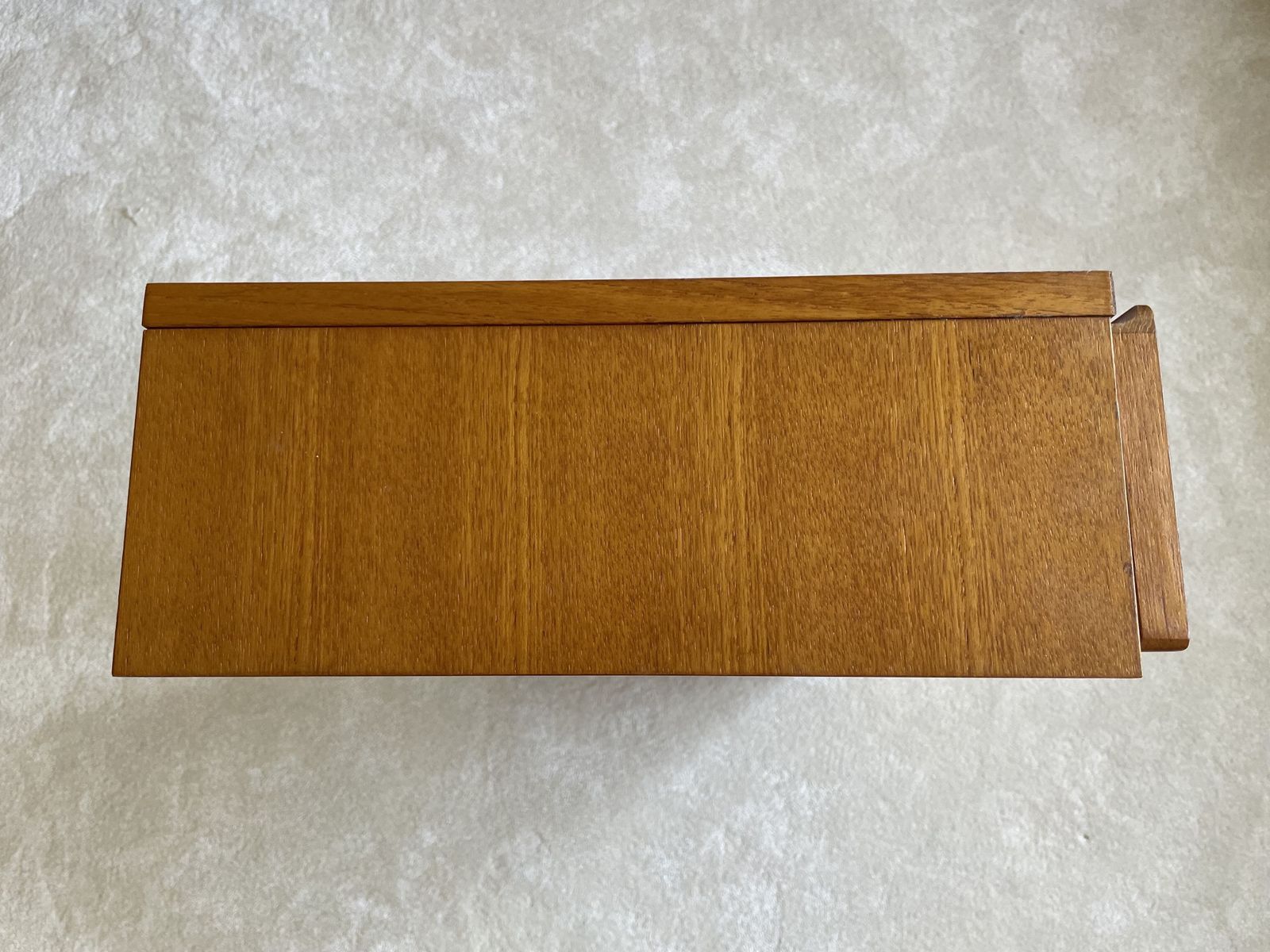 Mid Century Teak Beaver & Tapley 33 Floating Drawer/Shelf With Mounting Bracket photo Furniture